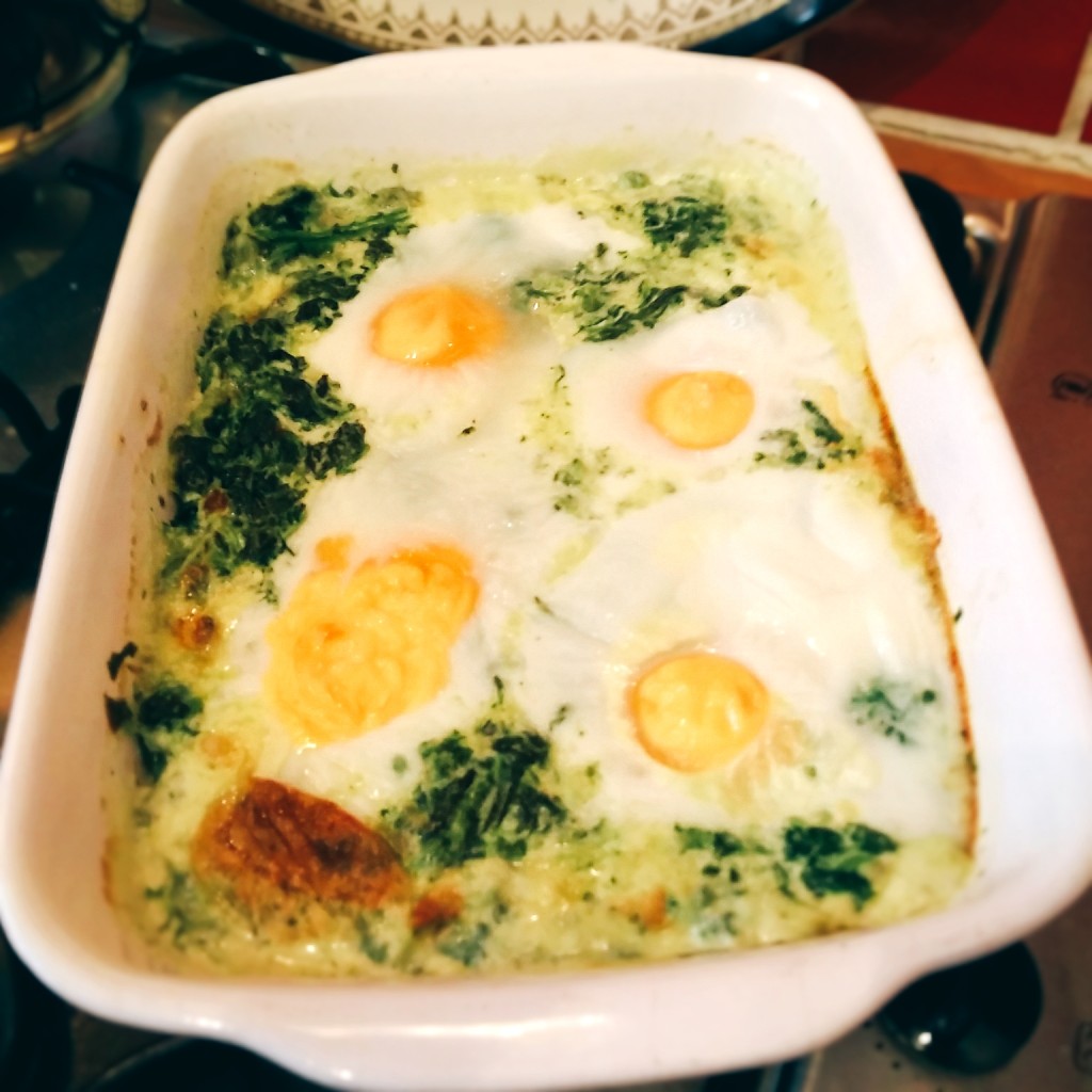 Eggs Florentine and Hollindase